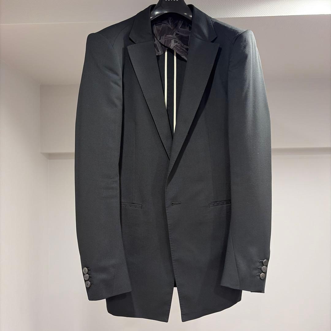 DEVOA ブラック テーラードジャケット　サイズ 3