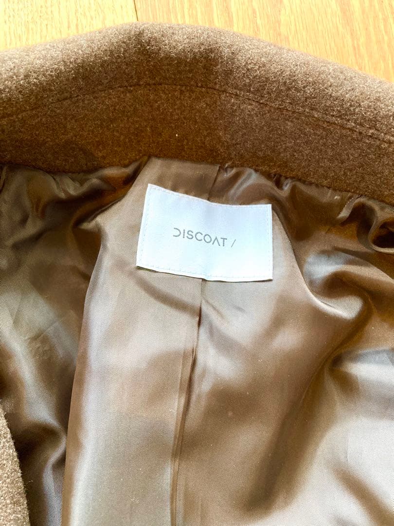 DICOST レディース ロングコート ブラウン
