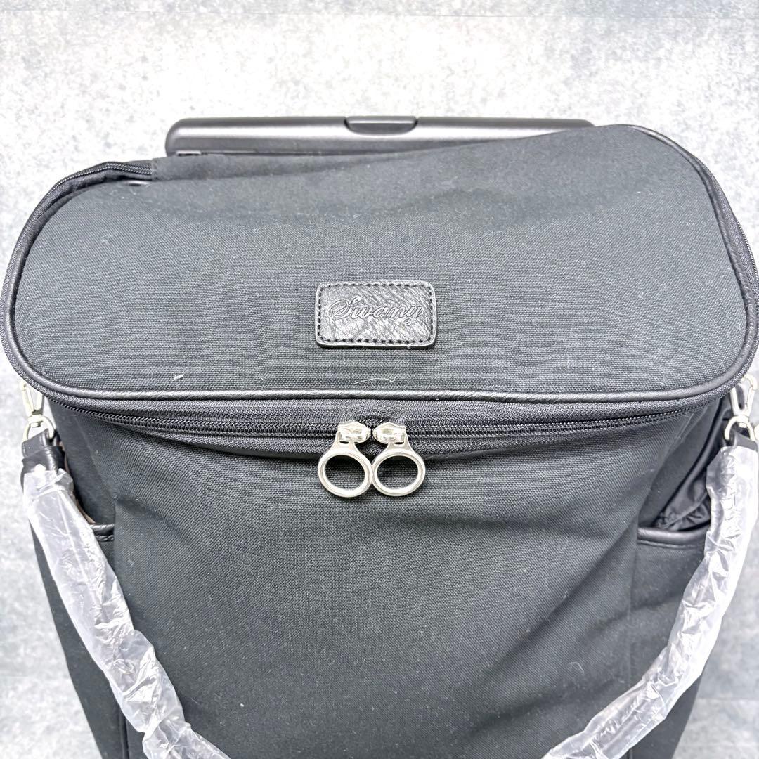 未使用✨スワニーキャリーバッグ イス付き ストッパー付きD-286