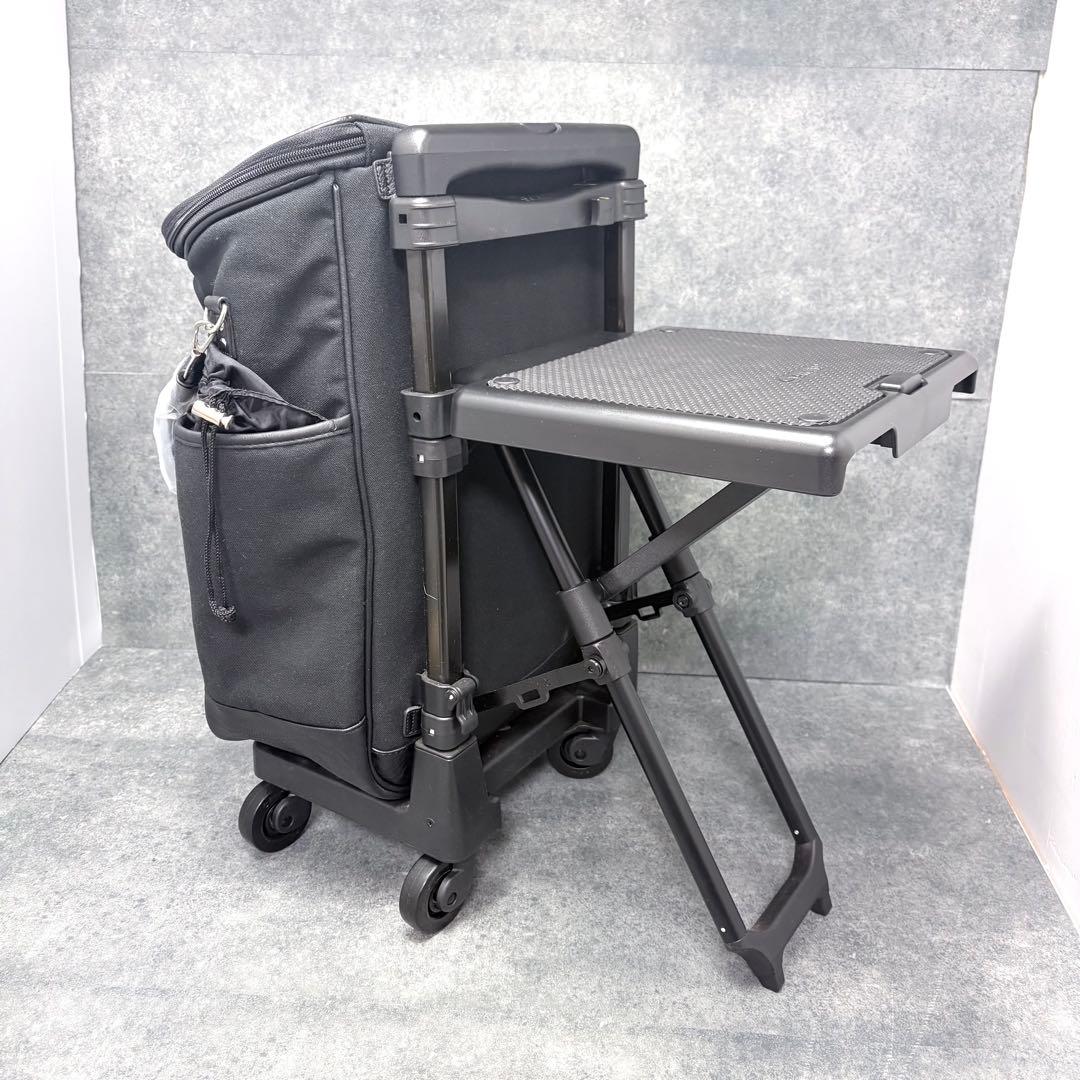 未使用✨スワニーキャリーバッグ イス付き ストッパー付きD-286