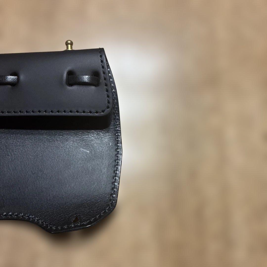 点と線 kullmuマットコードバン ブラック