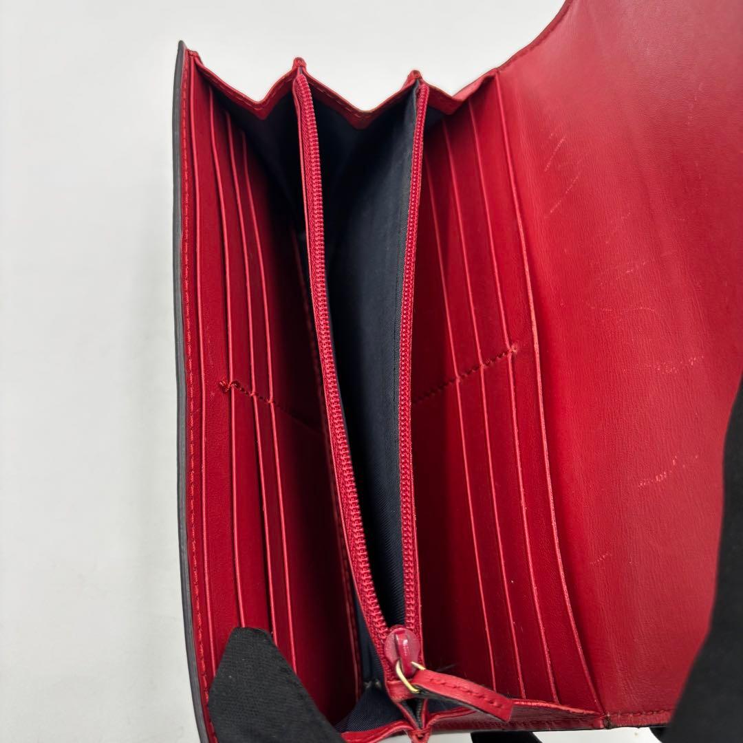 GUCCI グッチ GGブルームス スプリーム レザー 長財布 PVC 花柄