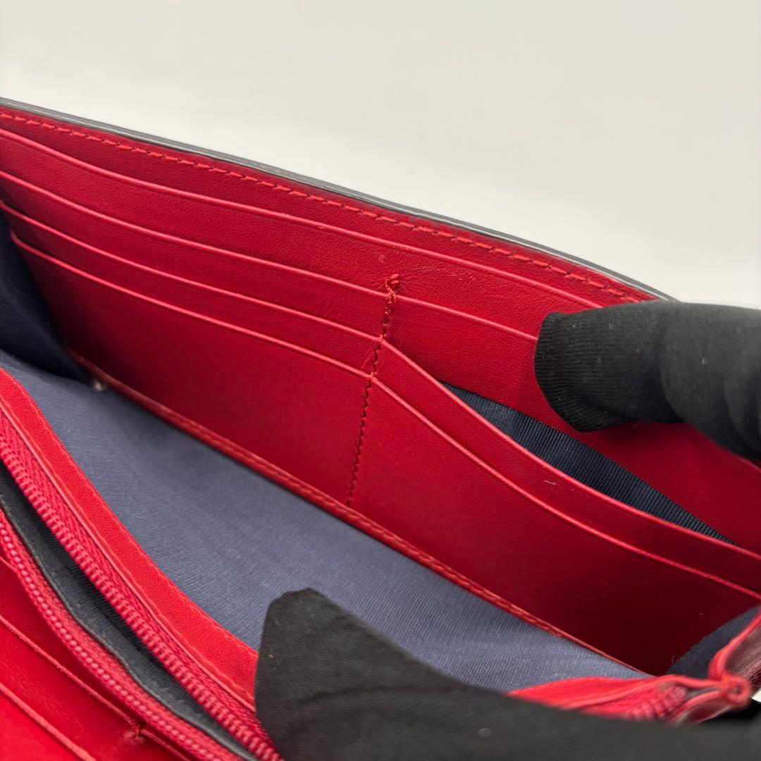 GUCCI グッチ GGブルームス スプリーム レザー 長財布 PVC 花柄