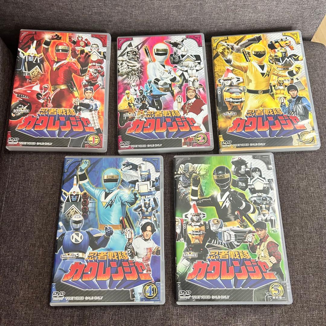 忍者戦隊カクレンジャー VOL.1〜5〈各2枚組・全53話〉