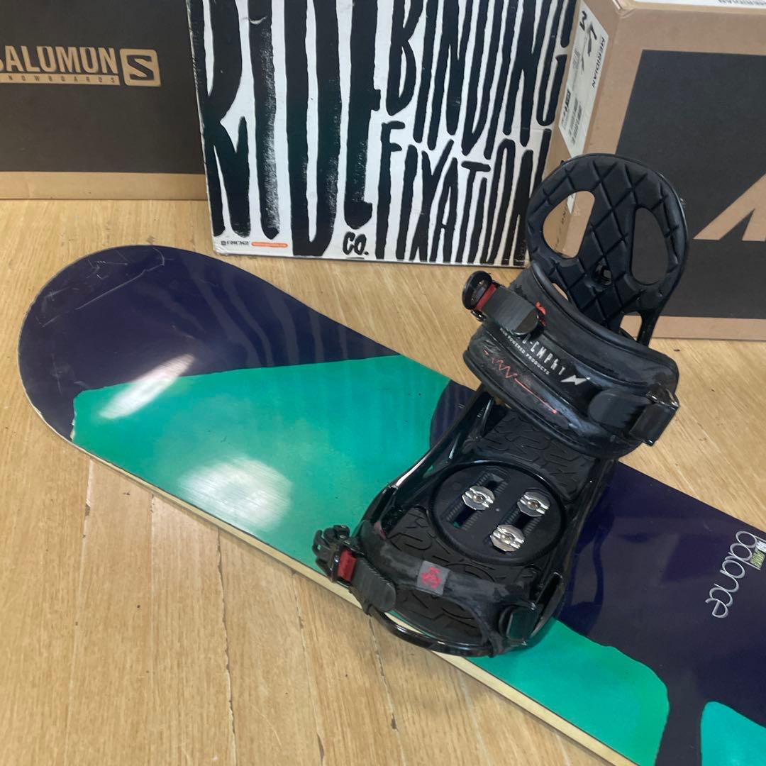 BURTON×K2　バイン付きスノーボードセット　テリエモデル　バートン