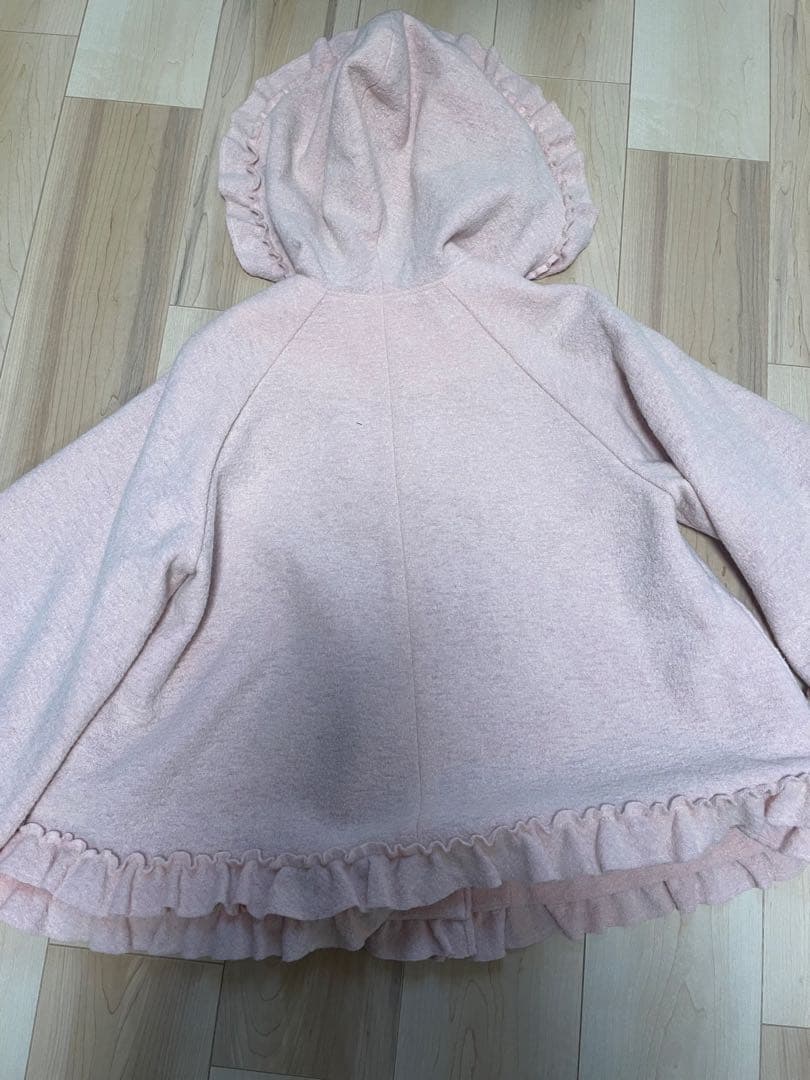 ピンクハウス　フリル付き　ピンク　ケープ　コート