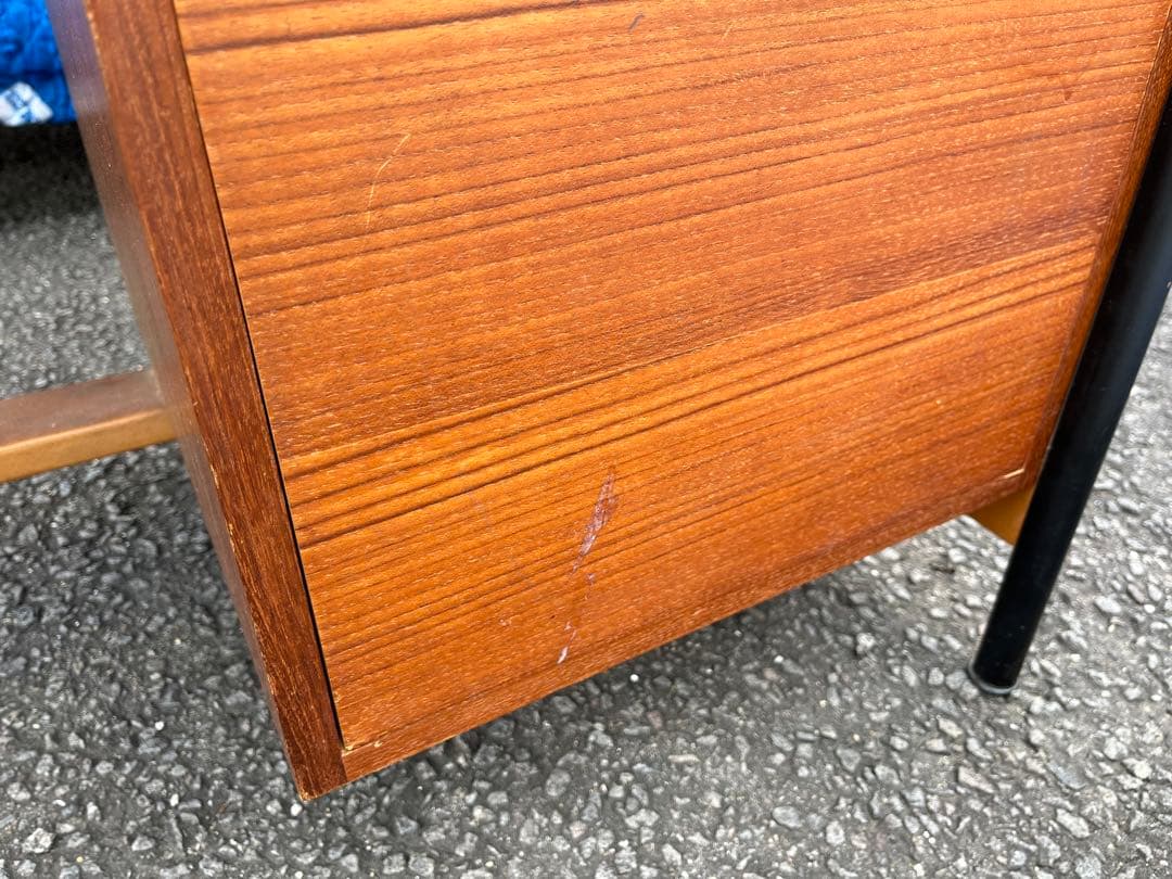 【ビンテージ】天童木工 ビンテージ デスク 机　チーク材　送料込み