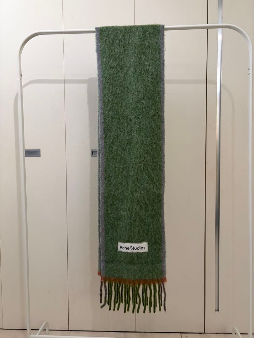 Acne Studious マフラー　グリーン