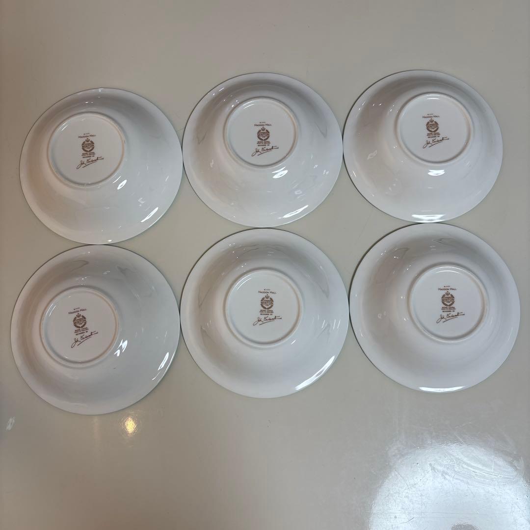 ミントン　カップソーサー2個、ボウル6個セット