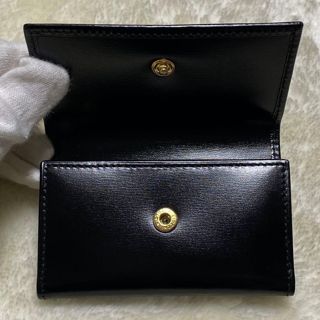 未使用保管品✨グッチ6連キーケース　黒ブラック　レザー　ゴールド金具　イタリア製