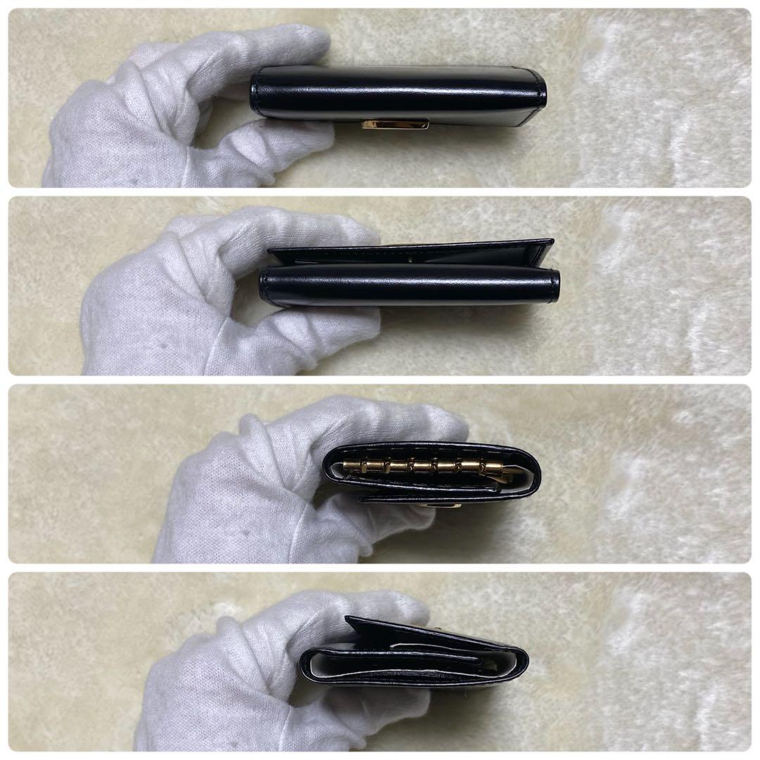 未使用保管品✨グッチ6連キーケース　黒ブラック　レザー　ゴールド金具　イタリア製