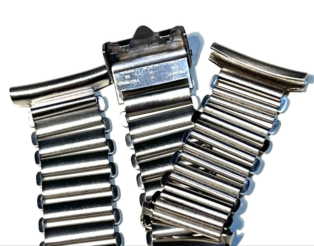 極希少! 細バンブーブレス ボンクリップ ロレックス.ミリタリー　vintage