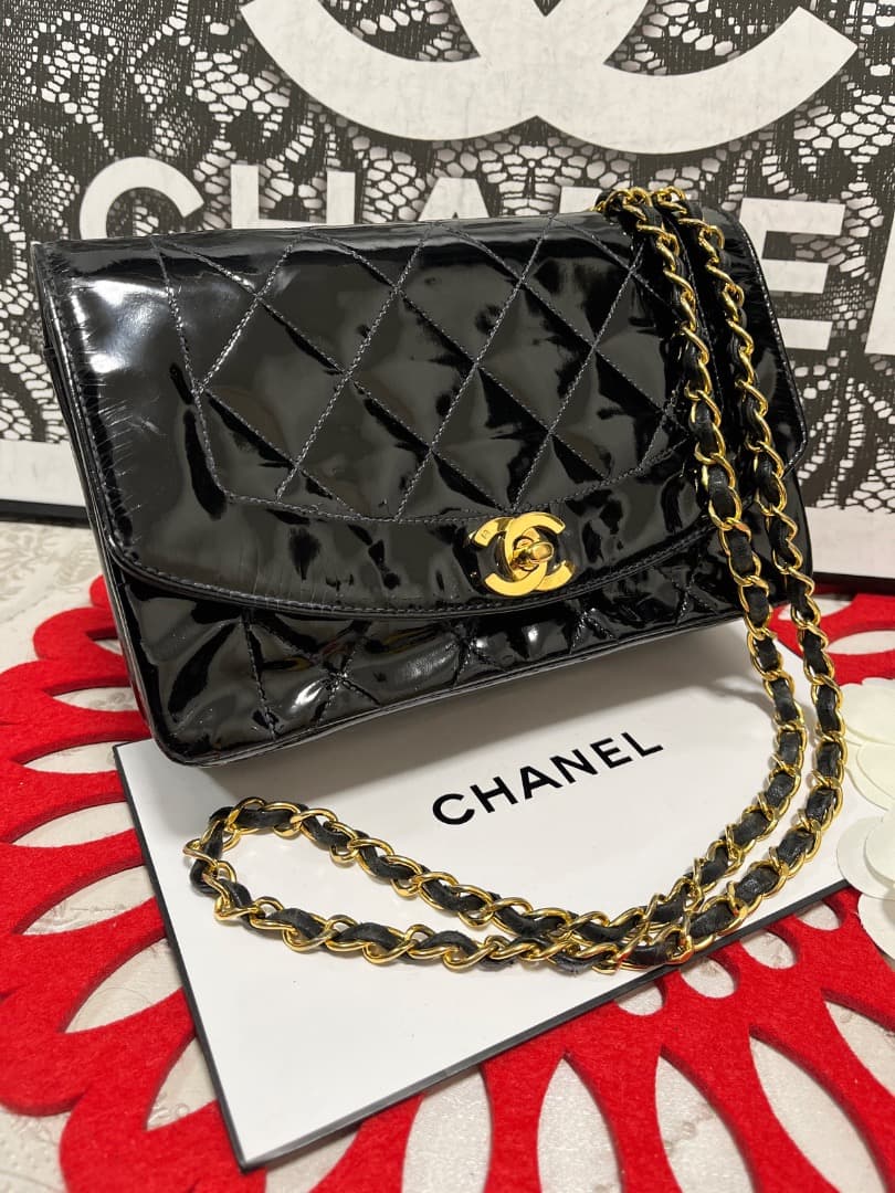 シャネル CHANEL ダイアナ フラップ マトラッセ ヴィンテージ G237