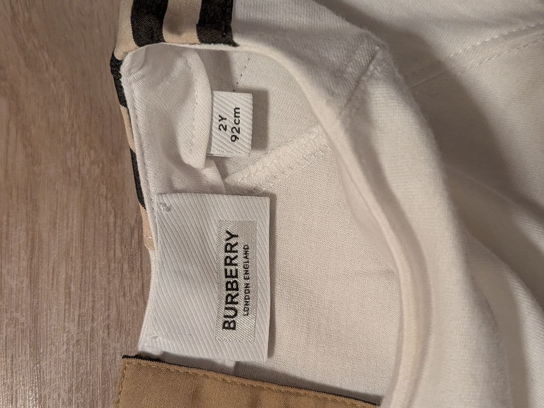 BURBERRY 半袖 チェック柄 ワンピース 92cm