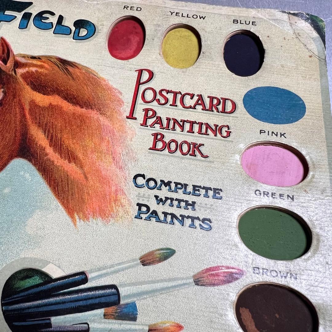 1907年　絵画　洋書　postcard painting book