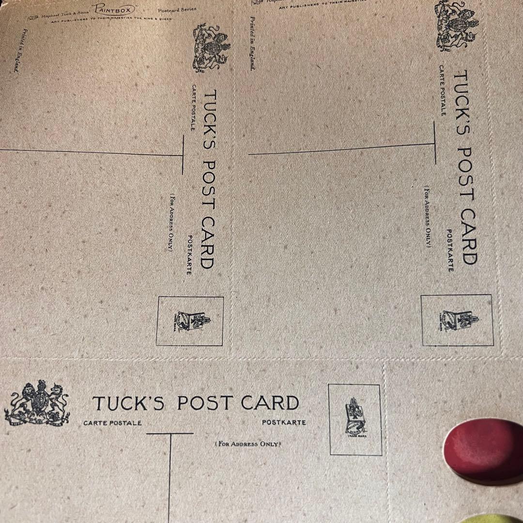 1907年　絵画　洋書　postcard painting book