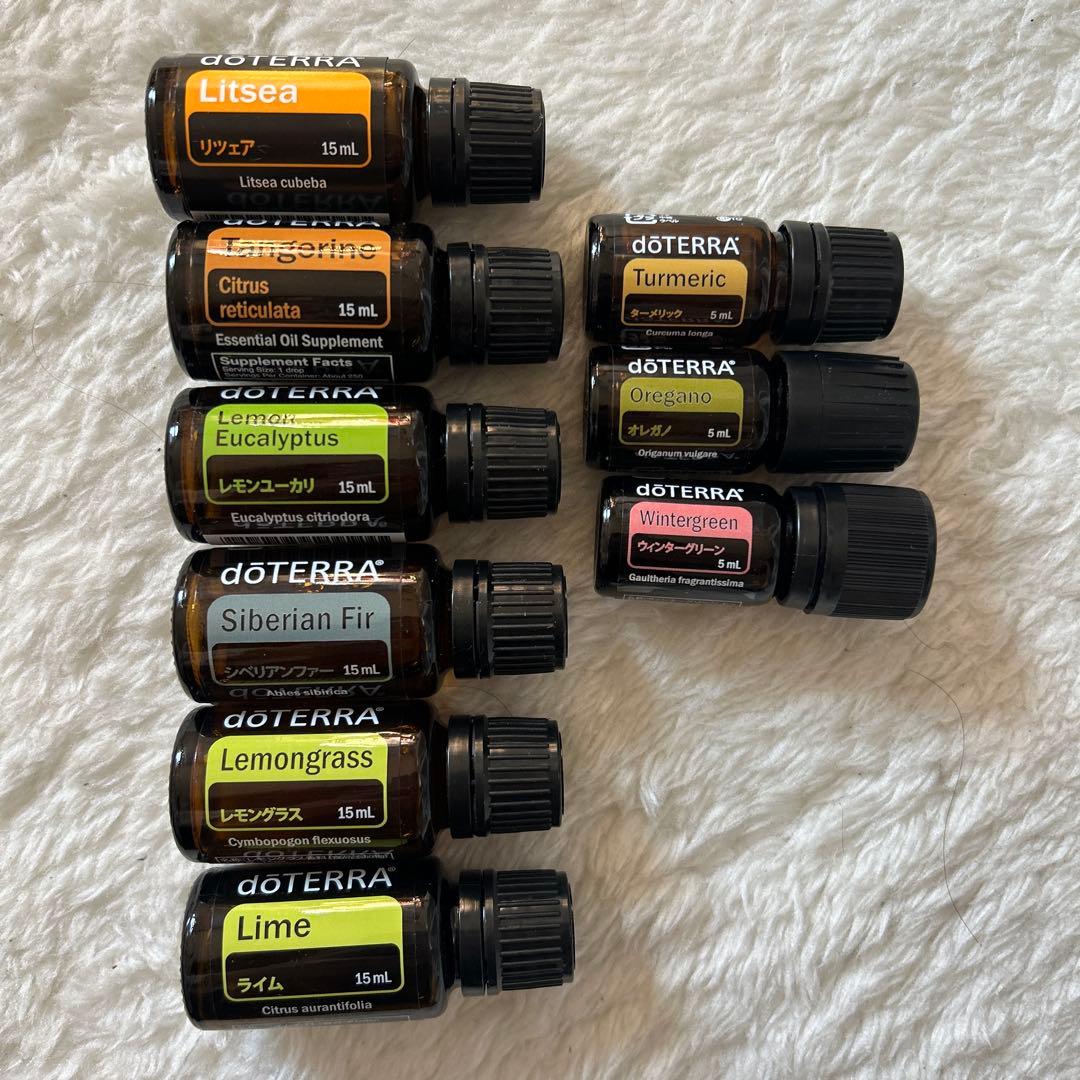 doTERRA エッセンシャルオイルセット 9本