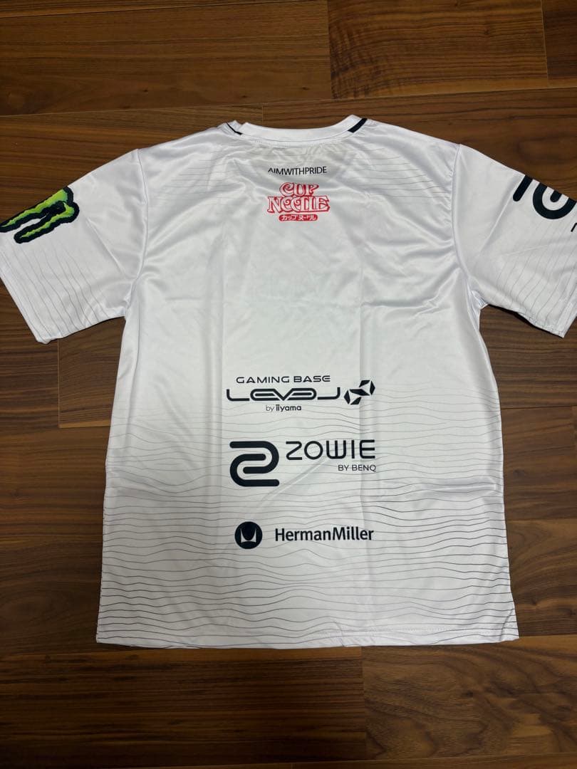 【超激レア・新品】ZETA DIVISION スポンサーロゴ入り ゲームシャツ