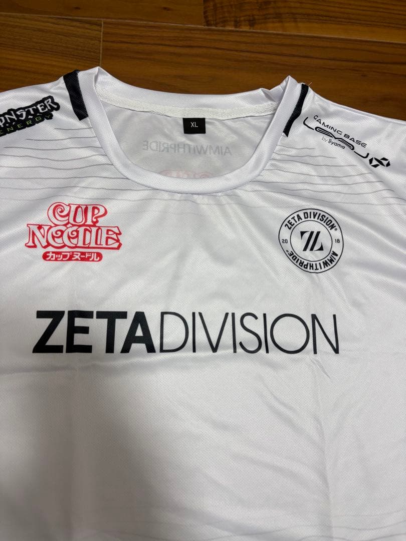 【超激レア・新品】ZETA DIVISION スポンサーロゴ入り ゲームシャツ