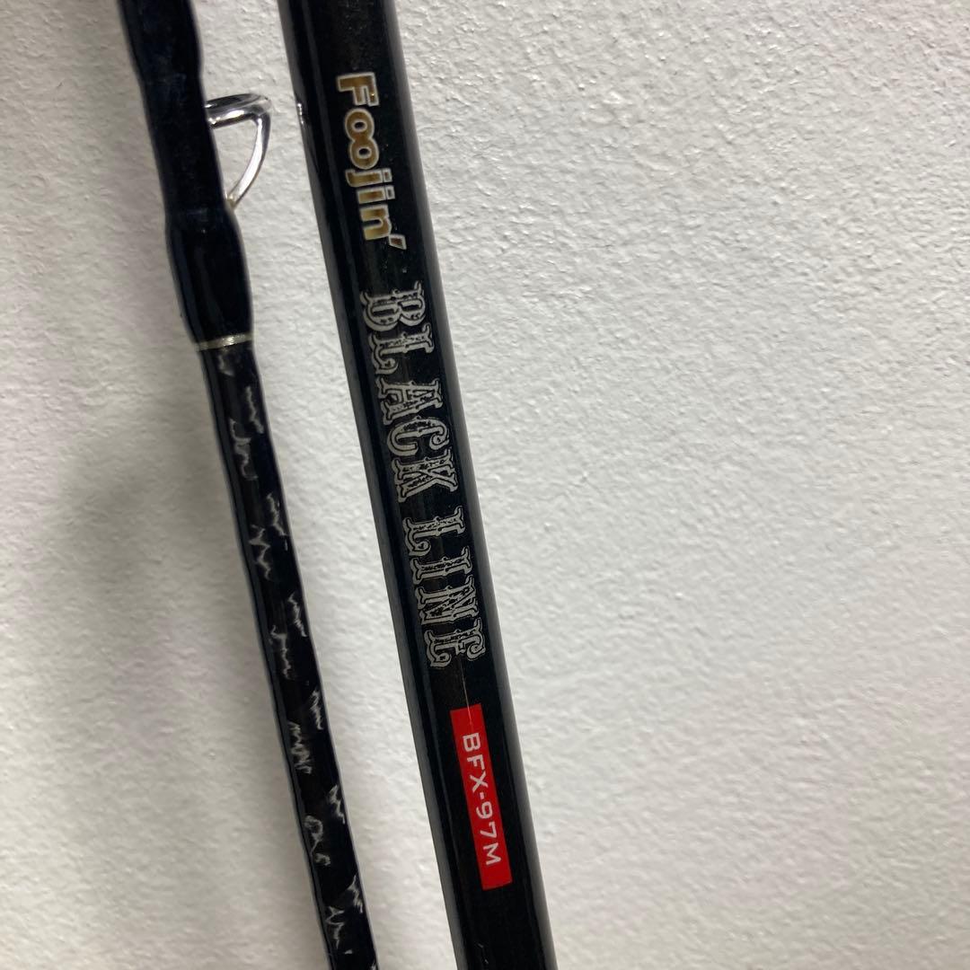 Foolin' BLACK LINE BFX97M ショアジギングロッドとケース