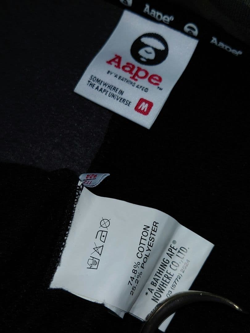 A BATHING APE フード付き スタジャン ブルゾン ジャンパー 迷彩