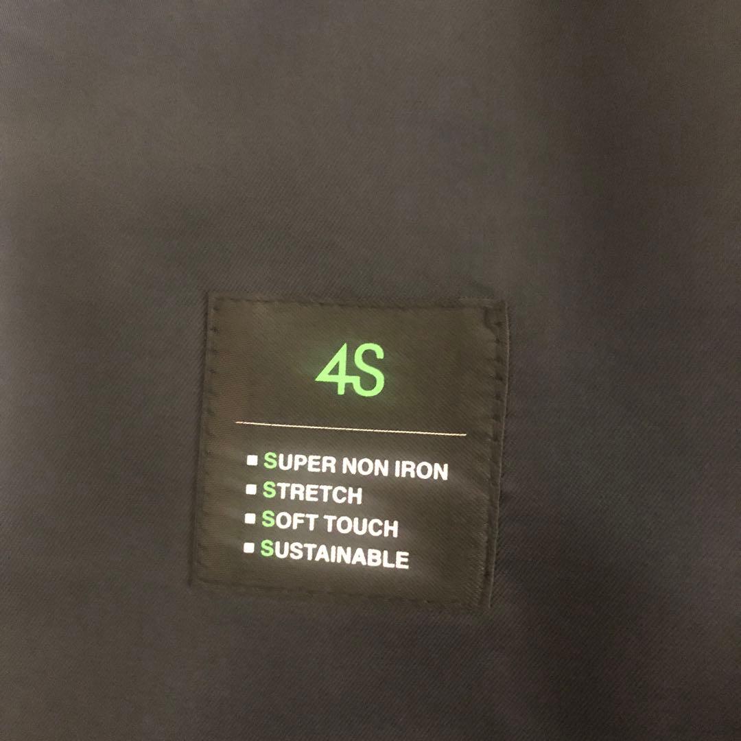 【SALE】スーツセレクト　ダークグレー 2ボタンジャケット スーツ　ベスト付き