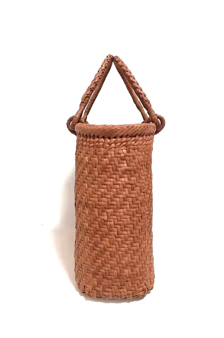 山葡萄バッグ円形高級極細網代