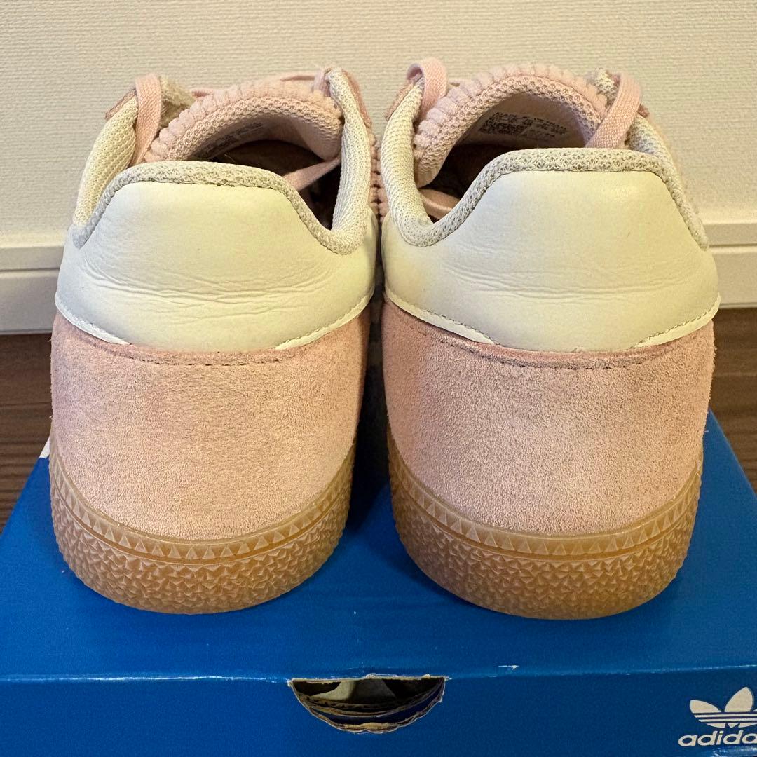 【美品】アディダス ハンドボール スペツィアル W 23.5 ピンクコーデュロイ