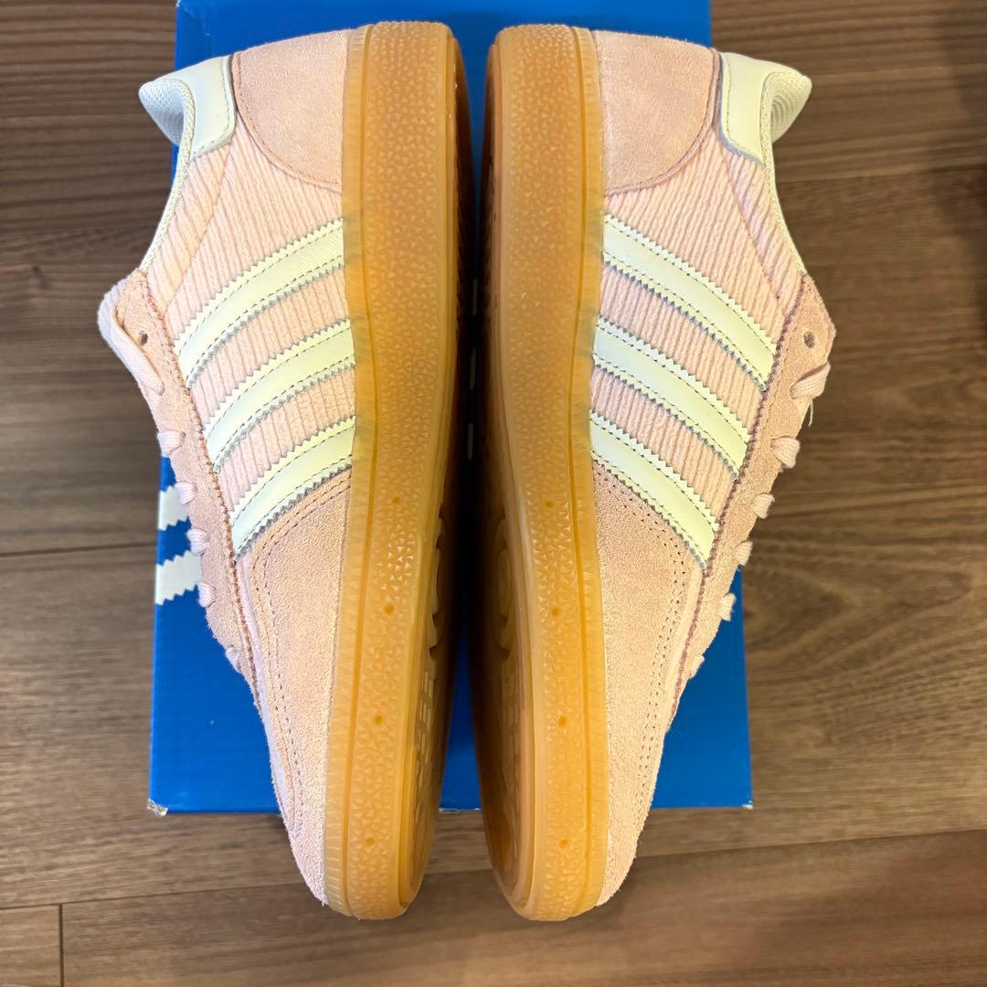 【美品】アディダス ハンドボール スペツィアル W 23.5 ピンクコーデュロイ