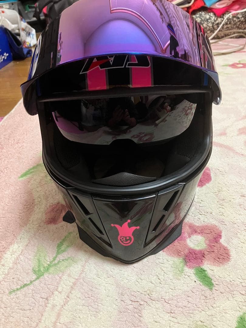 AJS フルフェイスヘルメット 星柄　XL