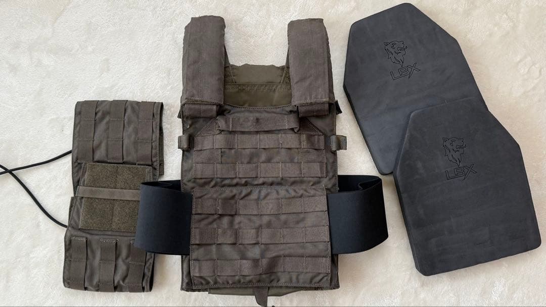 LBX LBX-0300S スモール モジュラー プレートキャリア マスグレー