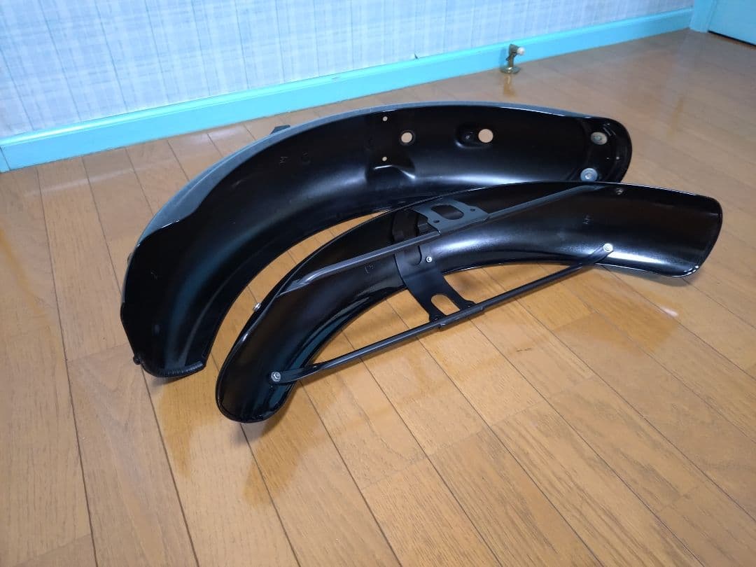カワサキ　メグロ用フロント・リアフェンダーセット