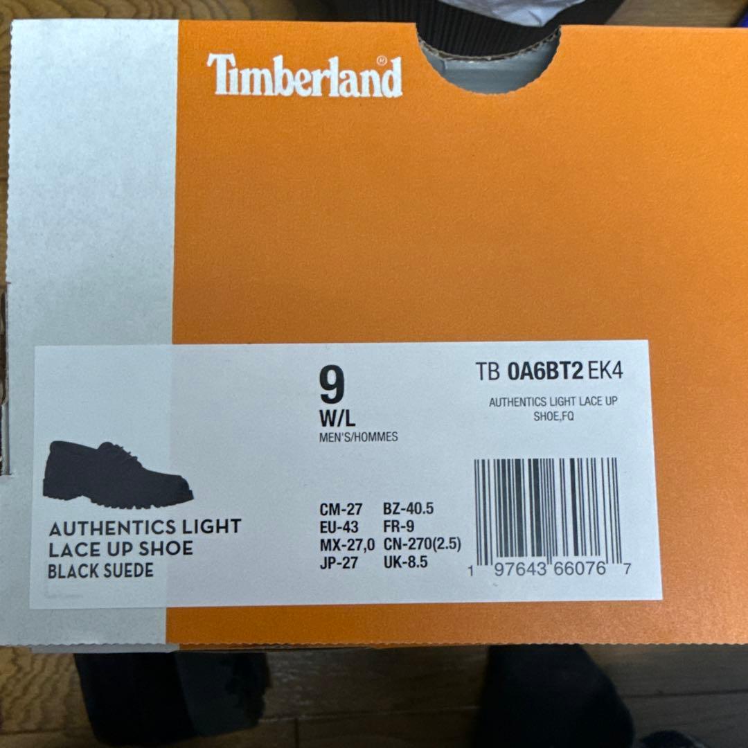 Timberland オーセンティックライトボート ブラック