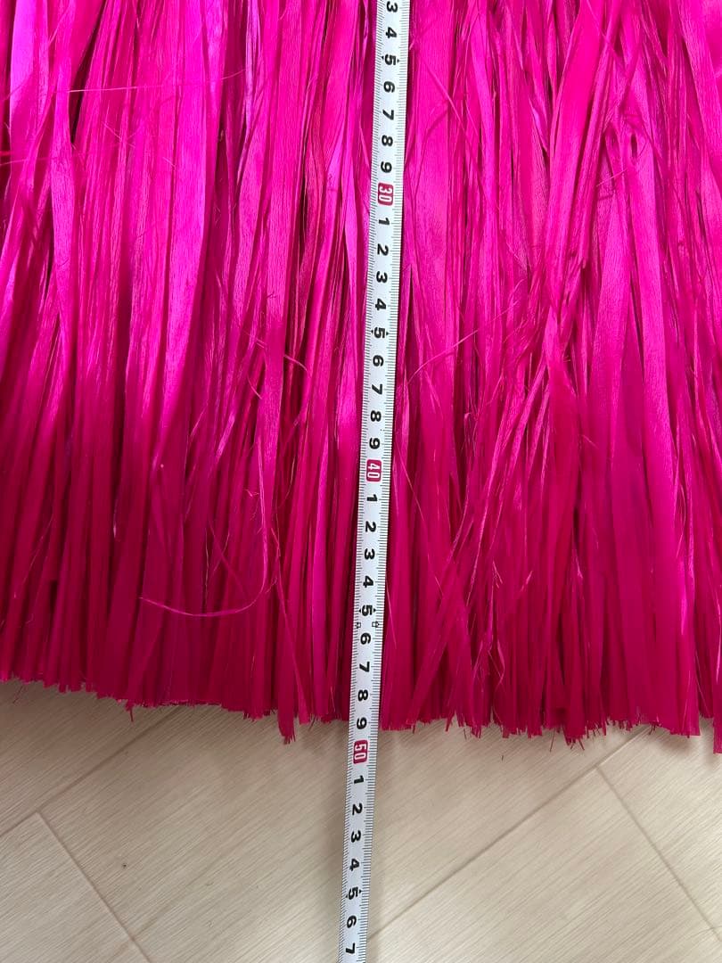 タヒチアンダンス　モレ　ショート　ピンク