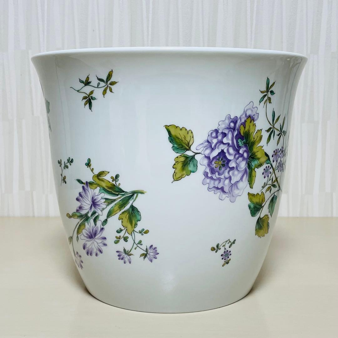 大型 AUGARTEN アウガルテン フラワーベース 鉢 花瓶 花器