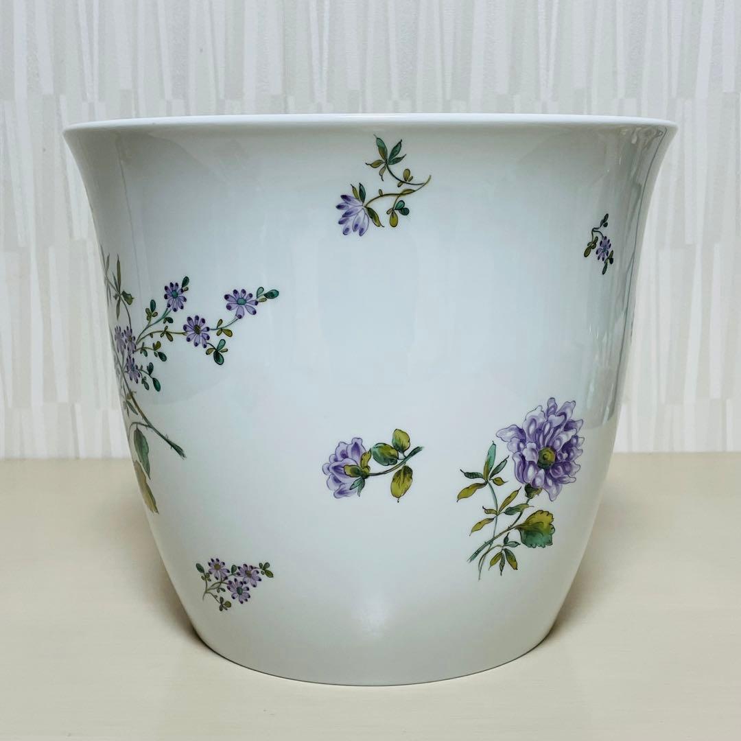 大型 AUGARTEN アウガルテン フラワーベース 鉢 花瓶 花器