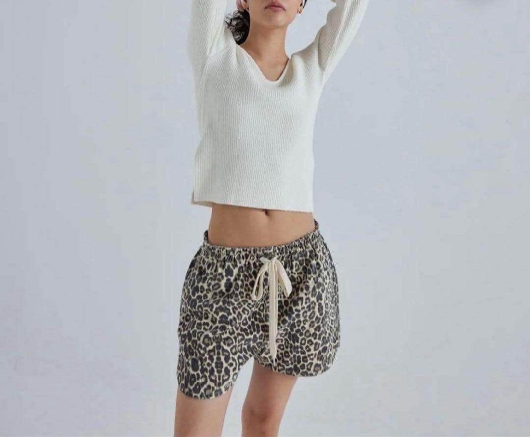 searoomlynn ライトcanvasギャザーショートパンツ