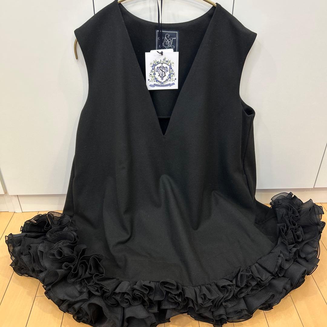 【新品】セブンテン SEVENTEN★フリルトリムトップス