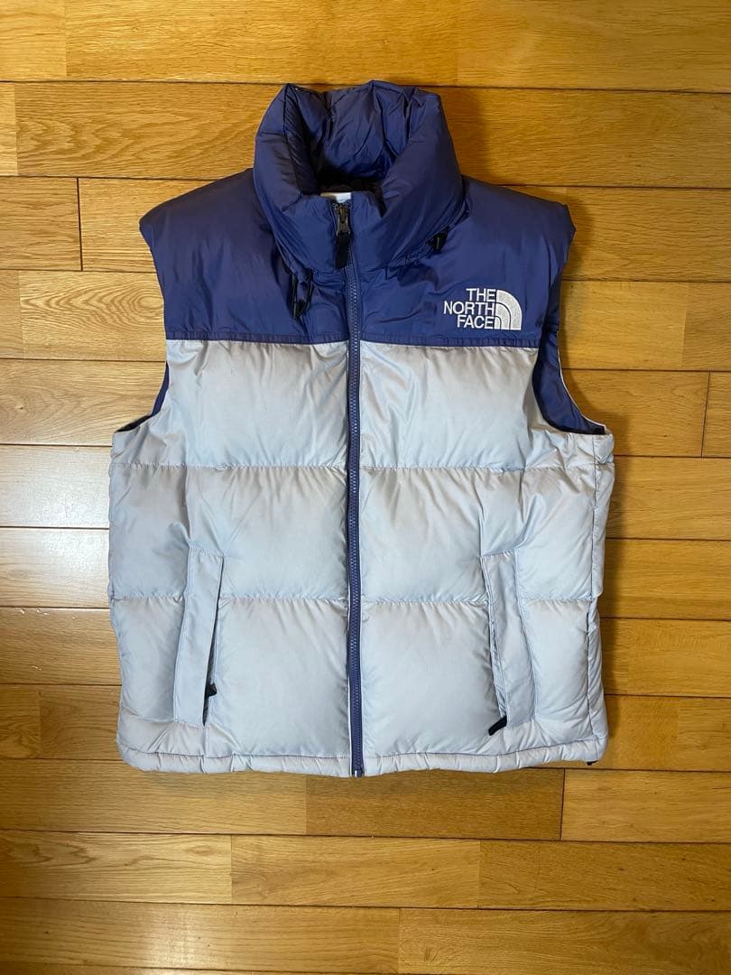 THE NORTH FACE ダウンベスト ライトブルー XL ヌプシベスト
