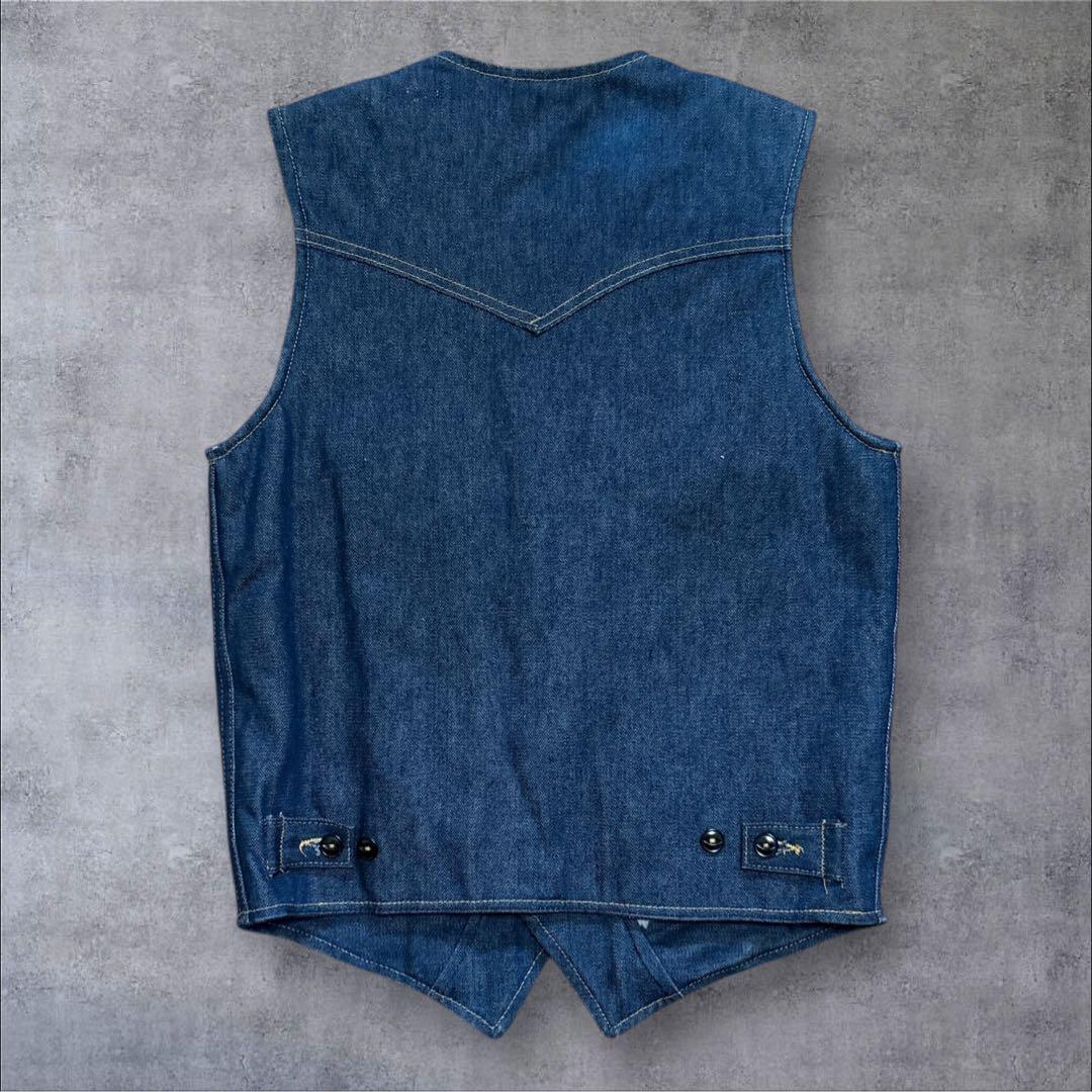 マッコリさん　80s USA製 Lee ストームライダー デニムベスト　メンズ