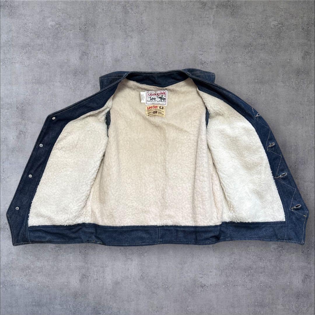 マッコリさん　80s USA製 Lee ストームライダー デニムベスト　メンズ