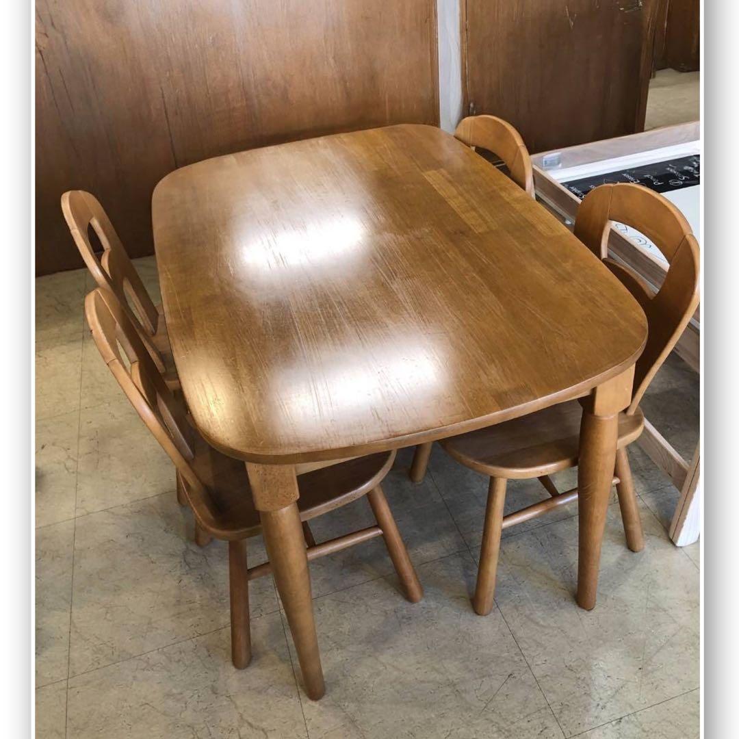 ③ pam　カリモク　ダイニングセット　椅子 2脚