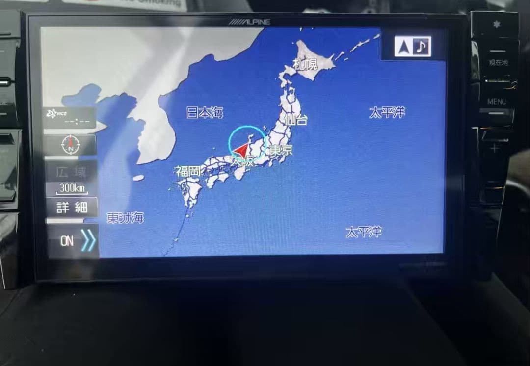 アルパイン 9インチ EX009V-PRA プリウス EX009V　ナビパネル付