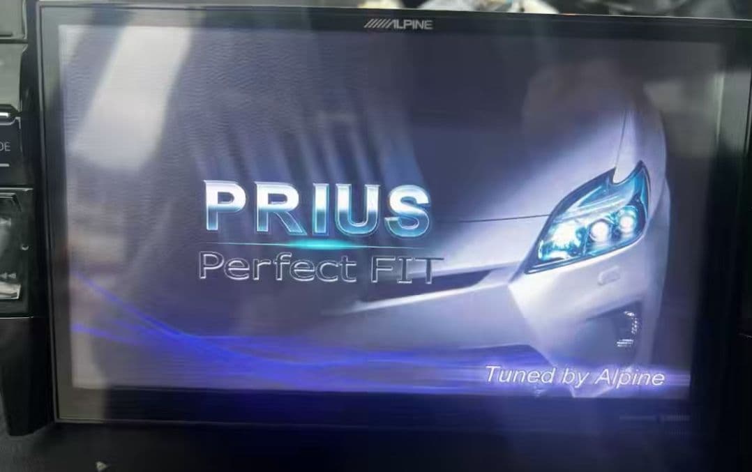 アルパイン 9インチ EX009V-PRA プリウス EX009V　ナビパネル付
