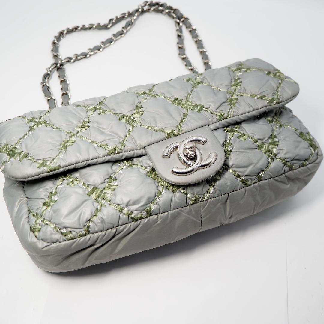 セール 美品 シャネル パリビザンス Wチェーンショルダーバッグ 斜め掛け