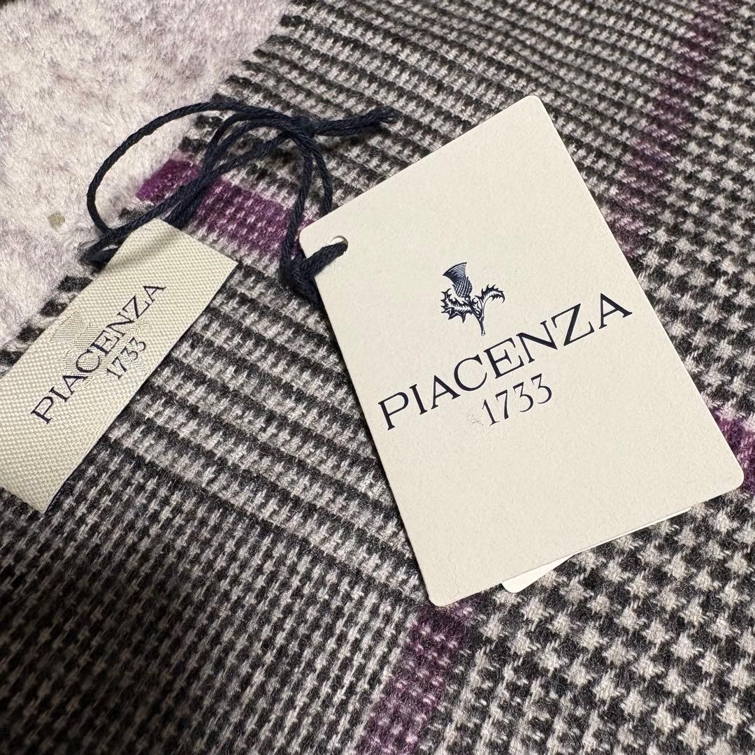 レオンまん【新品】PIACENZA シルクカシミアマフラー