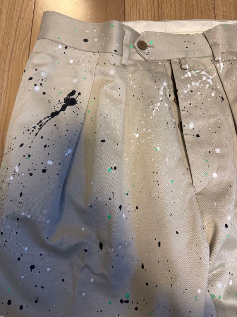 ニート NEAT ペイントパンツ サイズ46 中古美品