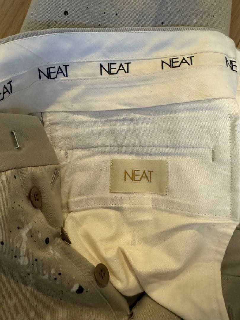 ニート NEAT ペイントパンツ サイズ46 中古美品