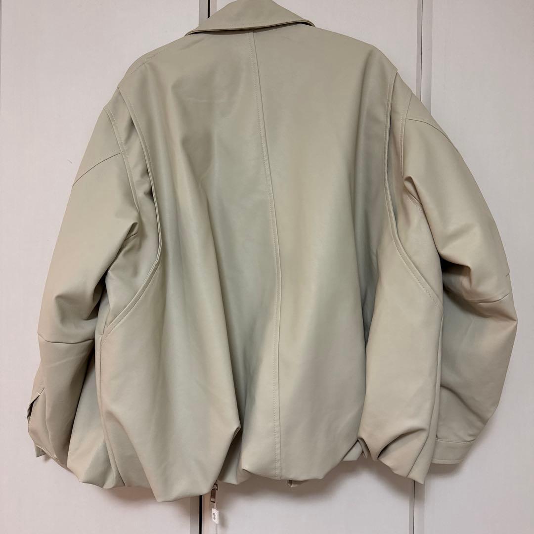 新品タグ付きCLANE フェイクレザーブルゾン01