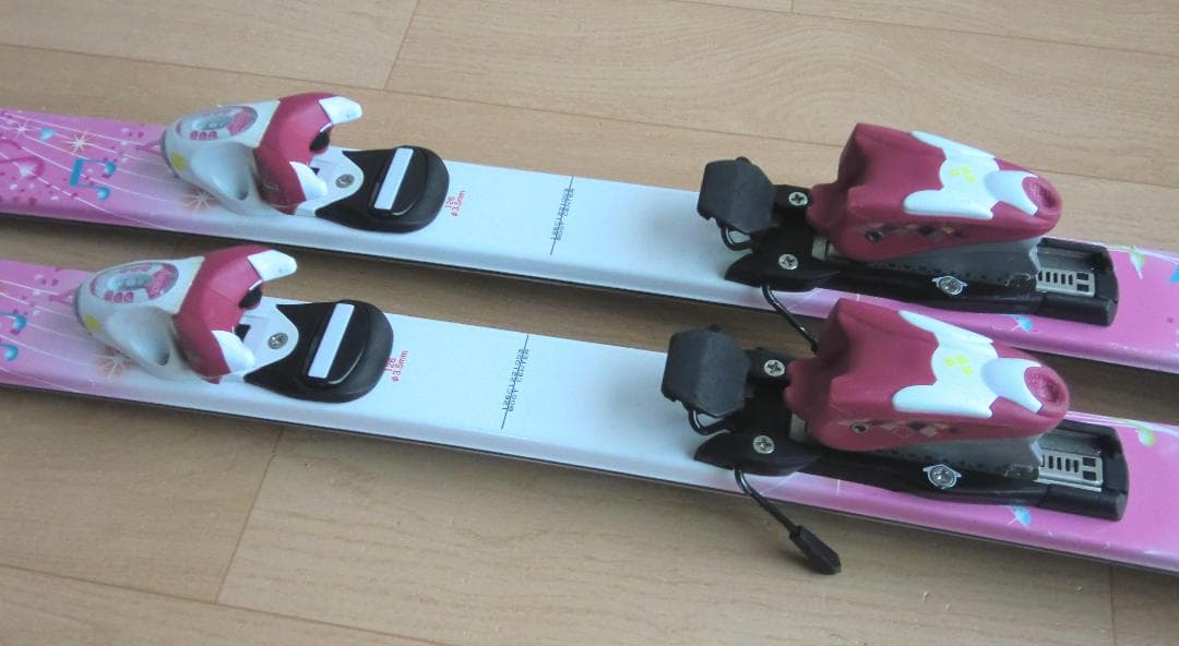 ■■送料無料■KAZAMA■子供用スキー4点セット■126/23■WAX済■■